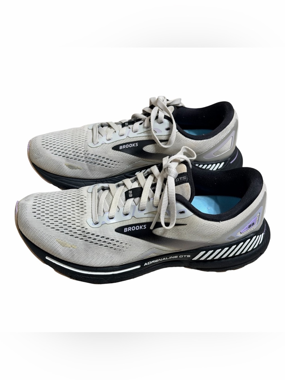 Brooks Adrenaline GTS 23 size 8.5 wide with Hoka insoles